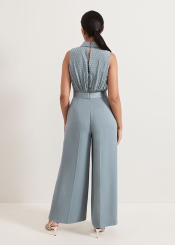 Phase Eight Petite Eliza Jumpsuit Blue Australia | SR6480571